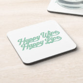 幸せな妻と幸せな人生お母さんの日 |コースター コースター (左側)