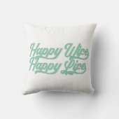 幸せな妻と幸せな人生お母さんの日 |装飾用クッション クッション (裏面)