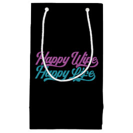 幸せな妻と幸せな人生の母の日|抱き枕 スモールペーパーバッグ