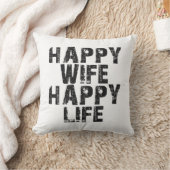 幸せな妻の幸せな生命 クッション (ブランケット)