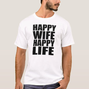 幸せな妻の幸せな生命 Tシャツ