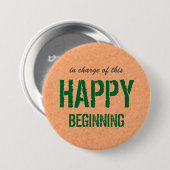 幸せな始め 缶バッジ (正面&裏面)