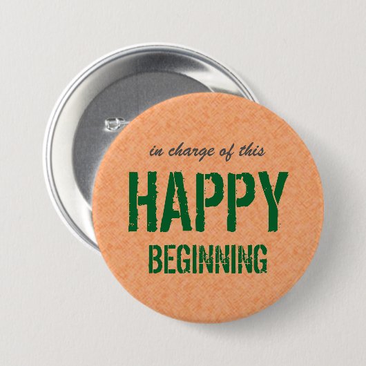 幸せな始め 缶バッジ (正面&裏面)