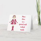 幸せな姪っ**ー** カード (正面)