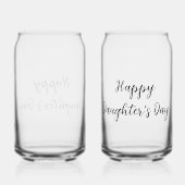 幸せな娘の日si.ple名前ミニマル文字tを追加 ガラス缶 (裏面)