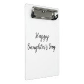 幸せな娘の日si.ple名前ミニマル文字tを追加 ミニクリップボード (アングル)
