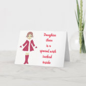 幸せな娘を作る**娘** カード (正面)