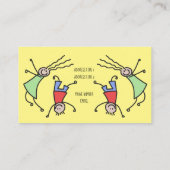 幸せな子ど遊もたちのかわいい保育園 名刺 (裏面)