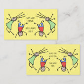 幸せな子ど遊もたちのかわいい保育園 名刺 (正面/裏面)