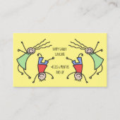 幸せな子ど遊もたちのかわいい保育園 名刺 (正面)