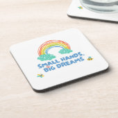 幸せな子供の日スモールハンズ、大きな夢 コースター (左側)