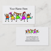 幸せな子供 名刺 (正面/裏面)