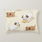 幸せな子犬のアクセント枕2 アクセントクッション (正面)
