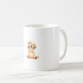 幸せな子犬のコーヒーブリス コーヒーマグカップ (正面右)