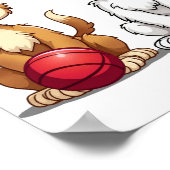 幸せな子犬 ポスター (角)