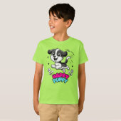 幸せな子犬 Tシャツ (正面フル)