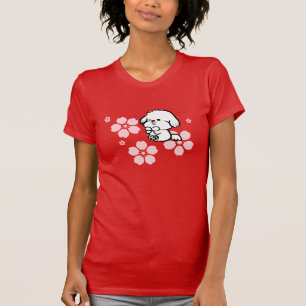 幸せな子犬 Tシャツ
