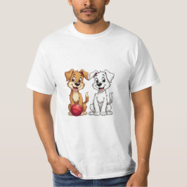 幸せな子犬 Tシャツ