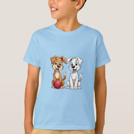 幸せな子犬 Tシャツ
