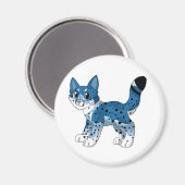 幸せな子猫 マグネット (正面/裏面)