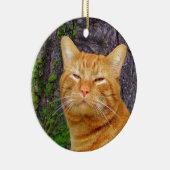 幸せな子猫Kat! セラミックオーナメント (右)