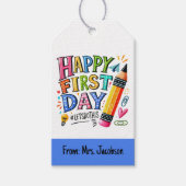 幸せな学校のギフトラベル ギフトタグ (正面)