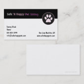 幸せな安全なN 名刺 (正面/裏面)