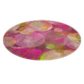 幸せな家の円形のまな板 カッティングボード (角)