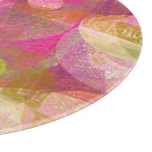 幸せな家の円形のまな板 カッティングボード (角)