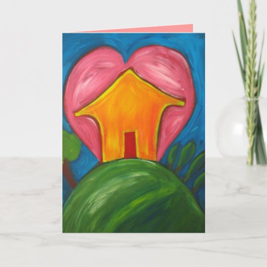 幸せな家カード カード (正面)