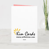 幸せな家カード カード (裏面)