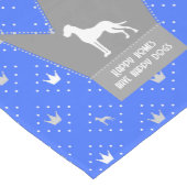 幸せな家庭には幸せな犬がいる ミディアムテーブルランナー (コーナー)