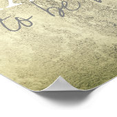 幸せな家庭引用文ポスター灰色と白 ポスター (角)