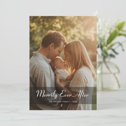 幸せな家族のホリデーカード メリリーエバアフター シーズンカード (スタンド正面)