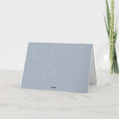 幸せな家族の休日カード「Joy Bundle」 サンキューカード (裏面)