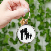 幸せな家族 キーホルダー (手)