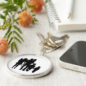 幸せな家族 キーホルダー (側面)