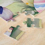 幸せな小さなウサギ1、イースター ジグソーパズル (側面)