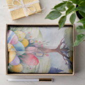 幸せな小さなウサギ1、イースター 薄葉紙 (ギフト)