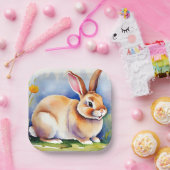 幸せな小さなウサギ2、イースター ペーパープレート (パーティー)