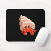 幸せな小さなカニ マウスパッド (マウス)