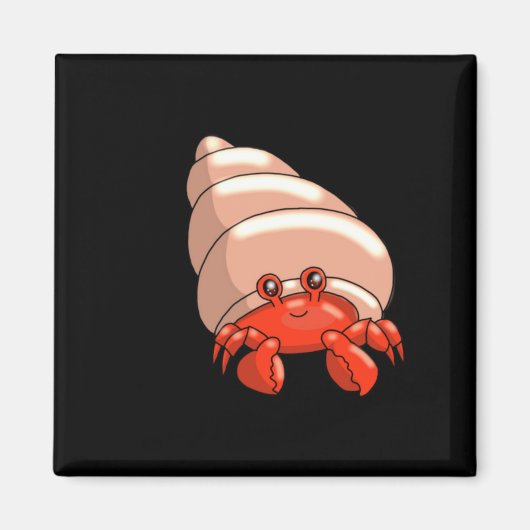 幸せな小さなカニ マグネット (正面)