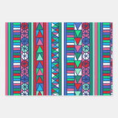 幸せな小妖精や小人グラフィックギフトラップシート ラッピングペーパーシート (正面2)