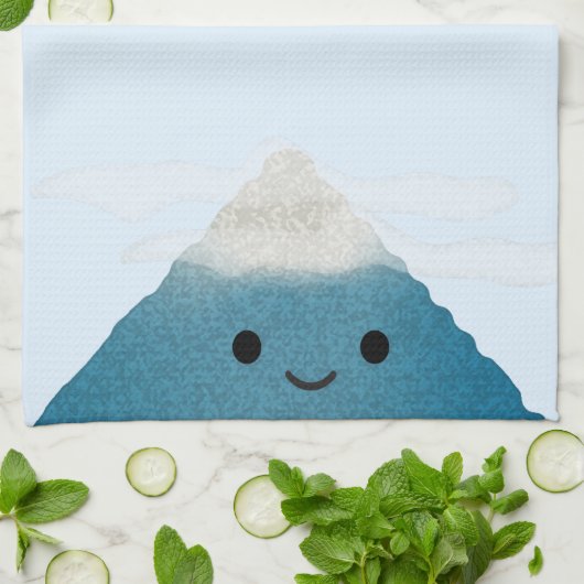 幸せな山 キッチンタオル (折り畳み)