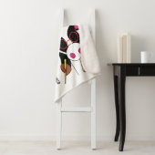 「幸せな年モー」をパーソナライズ/中級 シェルパブランケット (インサイチュ)