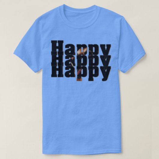 幸せな幸せ Tシャツ (デザイン正面)