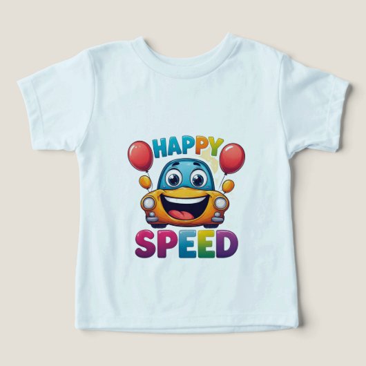 🌈幸せな幼児のためのカラフルな乗り物 🚗 (デザイン正面)