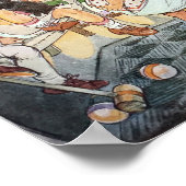 幸せな幼児のシーン ポスター (角)