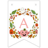 幸せな幽霊たちブースデイとフォトピンク誕生日 バンティングフラッグ (第3の旗)