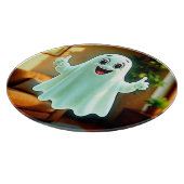 幸せな幽霊の親指を上げる カッティングボード (角)